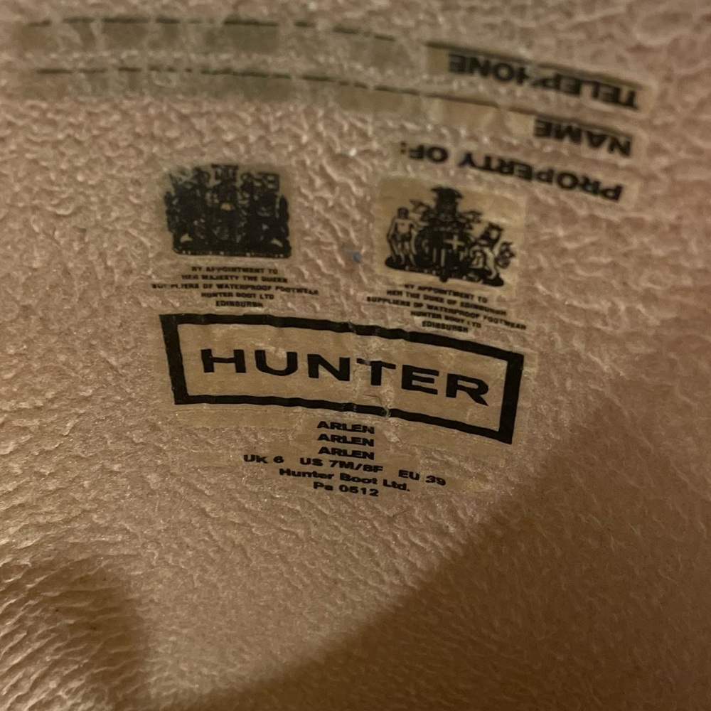 HUNTER Original Tall Colorblock Waterproof Boots - Picture 5 of 7